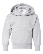 Hanes P473 - Youth EcoSmart® Hooded Sweatshirt — Ash (flat)