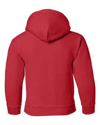 Gildan 18500B - Youth Heavy BlendTM Hooded Sweatshirt - Red
