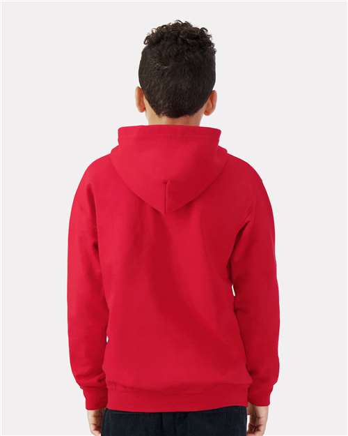 Gildan 18600B - Youth Heavy BlendTM Full-Zip Hooded Sweatshirt - Red