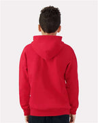 Gildan 18600B - Youth Heavy BlendTM Full-Zip Hooded Sweatshirt - Red