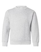 Hanes P360 - Youth EcoSmart® Crewneck Sweatshirt — Ash (flat)