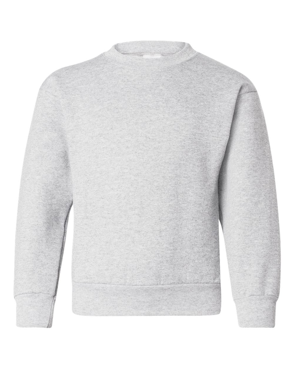 Hanes P360 - Youth EcoSmart® Crewneck Sweatshirt — Ash (flat)