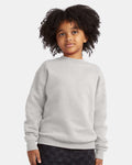 Hanes P360 - Youth EcoSmart® Crewneck Sweatshirt — Ash
