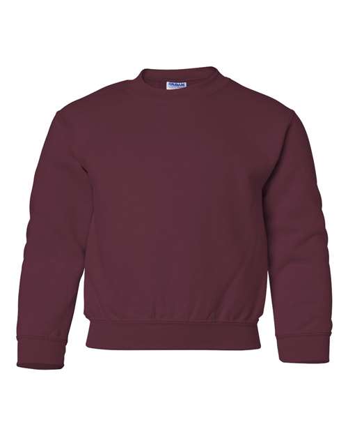 Gildan 18000B - Youth Heavy BlendTM Crewneck Sweatshirt - Maroon