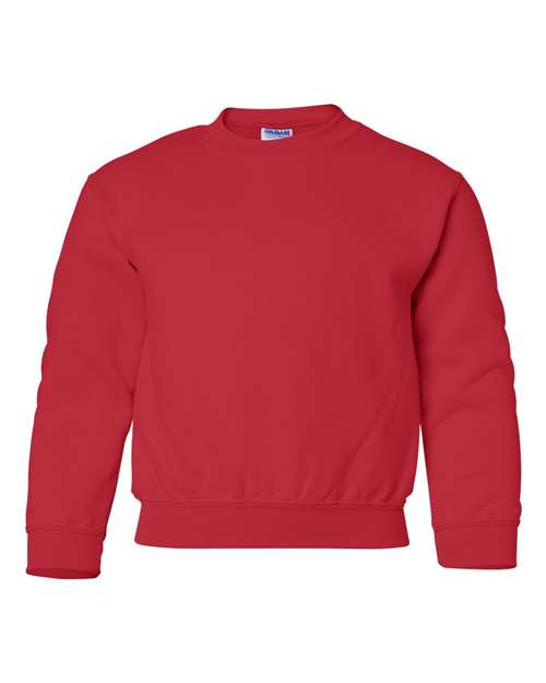 Gildan 18000B - Youth Heavy BlendTM Crewneck Sweatshirt - Red