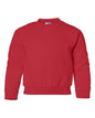 Gildan 18000B - Youth Heavy BlendTM Crewneck Sweatshirt - Red