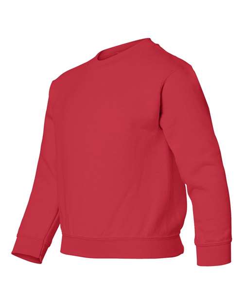 Gildan 18000B - Youth Heavy BlendTM Crewneck Sweatshirt - Red