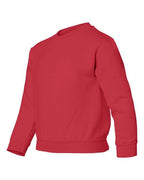 Gildan 18000B - Youth Heavy BlendTM Crewneck Sweatshirt - Red