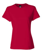 Hanes SL04 - Women's Perfect-T T-Shirt — Deep Red (flat)