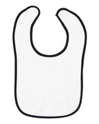 Rabbit Skins 1003 - Infant Contrast Trim Terry Bib