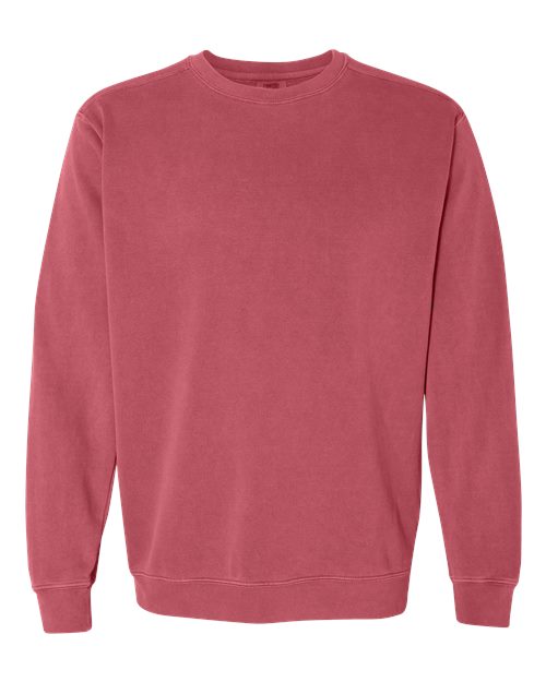 Comfort Colors 1566 - Unisex Garment-Dyed Crewneck Sweatshirt - Crimson