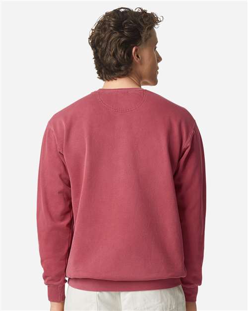 Comfort Colors 1566 - Unisex Garment-Dyed Crewneck Sweatshirt - Crimson