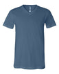BELLA + CANVAS 3005 - Unisex Jersey V-Neck Tee - Steel Blue
