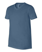 BELLA + CANVAS 3005 - Unisex Jersey V-Neck Tee - Steel Blue