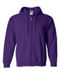 Gildan 18600 - Unisex Heavy BlendTM Full-Zip Hooded Sweatshirt - Purple