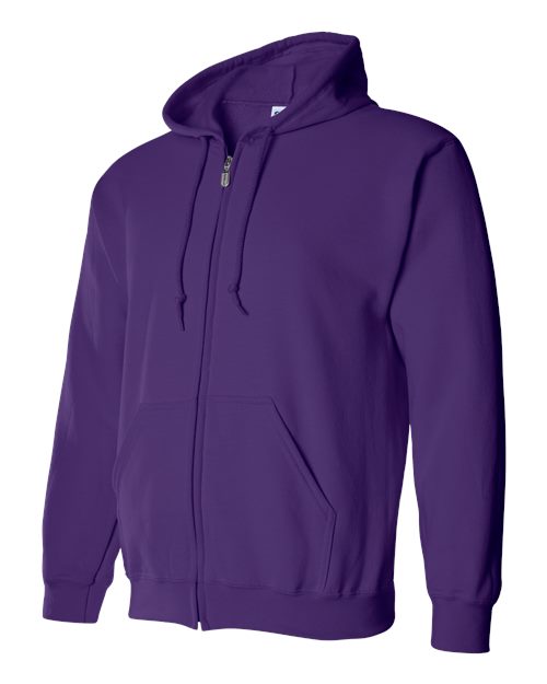 Gildan 18600 - Unisex Heavy BlendTM Full-Zip Hooded Sweatshirt - Purple