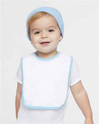 Rabbit Skins 1004 - Infant Contrast Trim Premium Jersey Bib