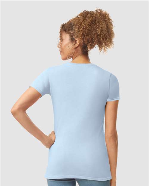 Gildan 64000L - Women's Softstyle T-Shirt - Light Blue