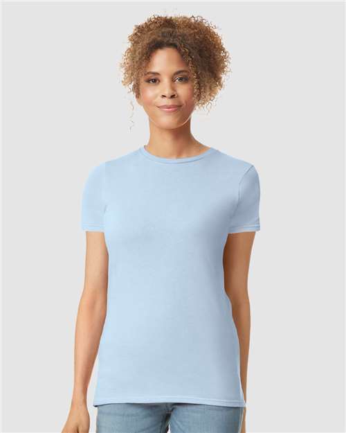 Gildan 64000L - Women's Softstyle T-Shirt - Light Blue