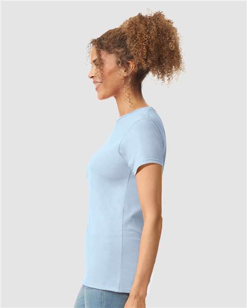 Gildan 64000L - Women's Softstyle T-Shirt - Light Blue