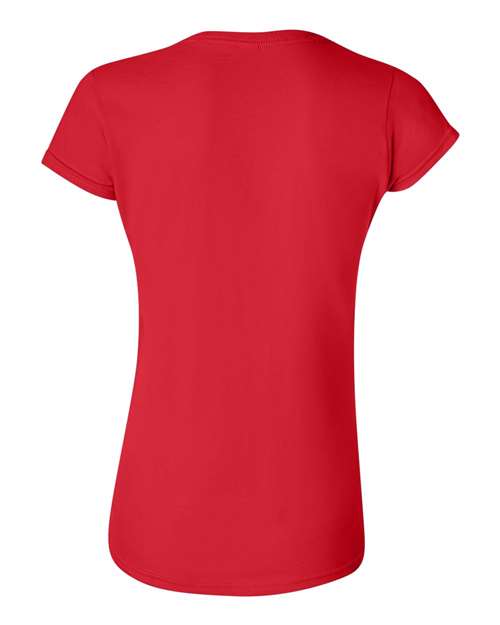 Gildan 64000L - Women's Softstyle T-Shirt - Red