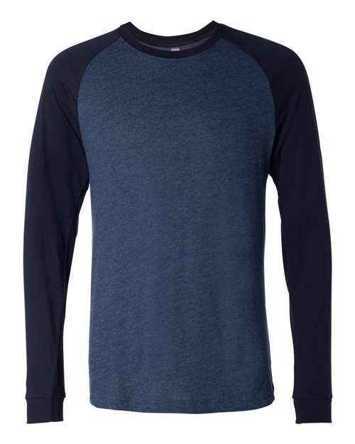 BELLA + CANVAS 3000 - Men's Long Sleeve Jersey Baseball Tee