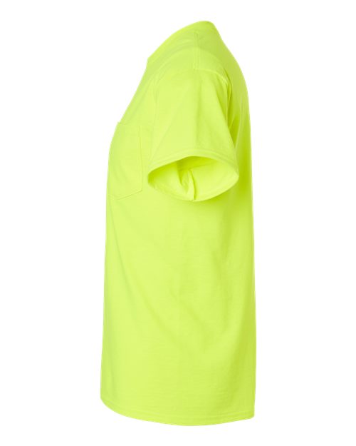 Gildan 2300 - Unisex Ultra Cotton Pocket T-Shirt - Safety Green