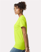 Gildan 2300 - Unisex Ultra Cotton Pocket T-Shirt - Safety Green