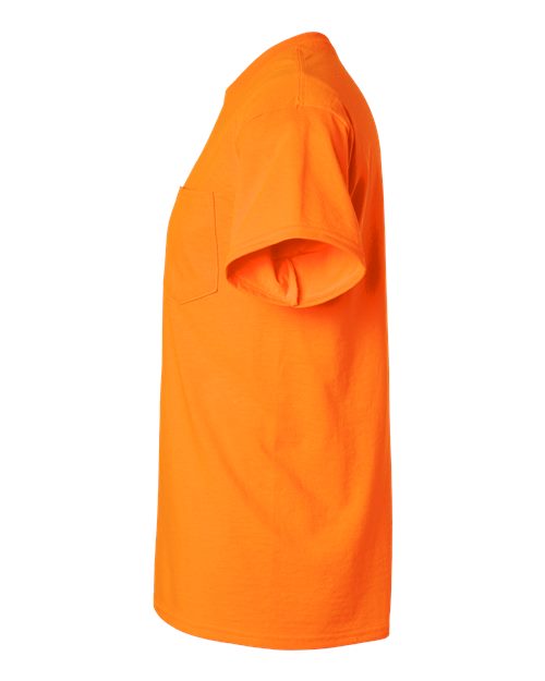 Gildan 2300 - Unisex Ultra Cotton Pocket T-Shirt - Safety Orange