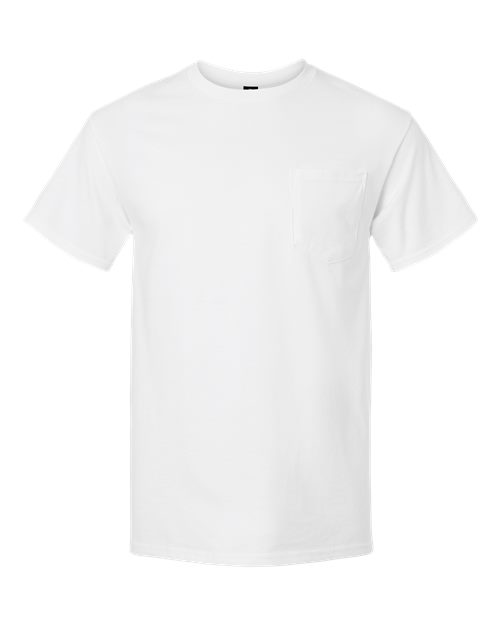 Gildan 2300 - Unisex Ultra Cotton Pocket T-Shirt - White