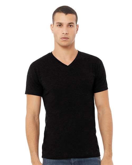 BELLA + CANVAS 3005CVC - Unisex Heather CVC V-Neck Tee BELLA + CANVAS