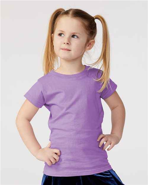 Rabbit Skins 3316 - Toddler Girls Fine Jersey Tee