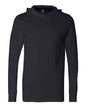 BELLA + CANVAS 3512 - Unisex Jersey Hooded Long Sleeve Tee - Black