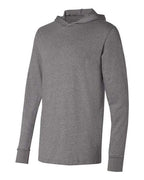 BELLA + CANVAS 3512 - Unisex Jersey Hooded Long Sleeve Tee - Deep Heather