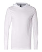 BELLA + CANVAS 3512 - Unisex Jersey Hooded Long Sleeve Tee - White