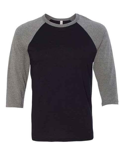 BELLA + CANVAS 3200 - Unisex Three-Quarter Sleeve Baseball Tee