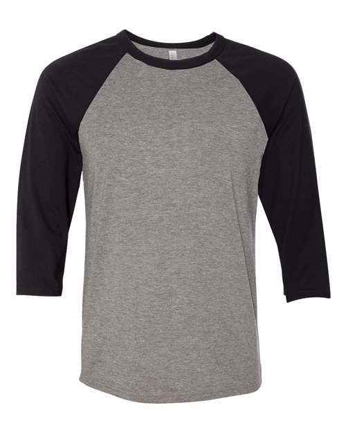 BELLA + CANVAS 3200 - Unisex Three-Quarter Sleeve Baseball Tee