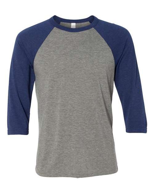 BELLA + CANVAS 3200 - Unisex Three-Quarter Sleeve Baseball Tee BELLA + CANVAS