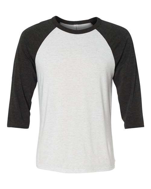 BELLA + CANVAS 3200 - Unisex Three-Quarter Sleeve Baseball Tee BELLA + CANVAS