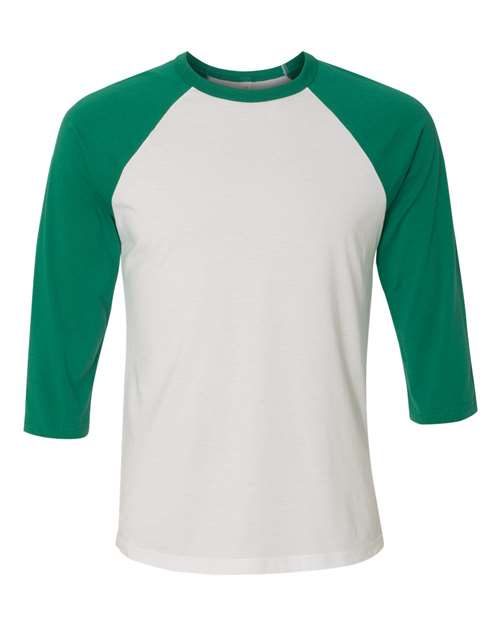 BELLA + CANVAS 3200 - Unisex Three-Quarter Sleeve Baseball Tee BELLA + CANVAS