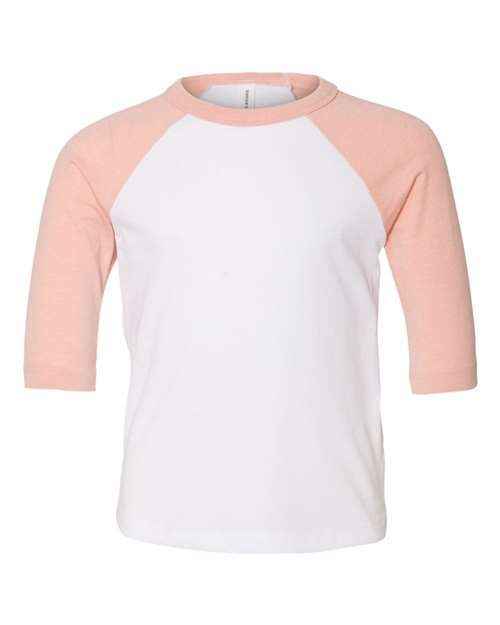 BELLA + CANVAS 3200T - Toddler Three-Quarter Sleeve Baseball Tee