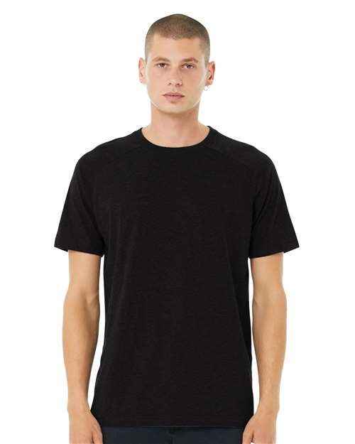 BELLA + CANVAS 3201 - Men's Heather CVC Raglan Tee
