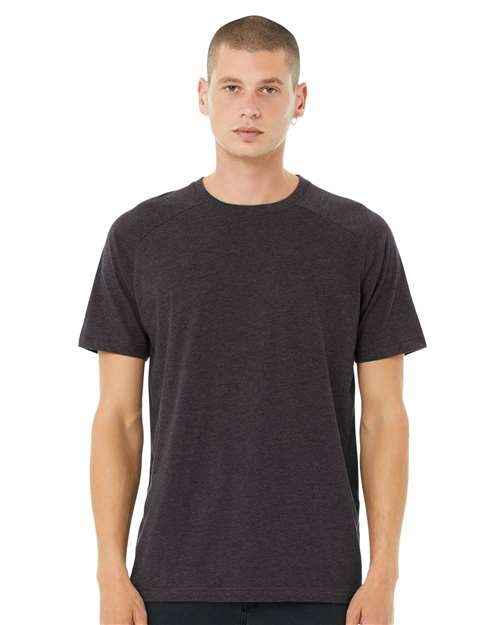 BELLA + CANVAS 3201 - Men's Heather CVC Raglan Tee