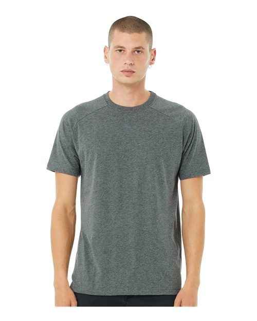 BELLA + CANVAS 3201 - Men's Heather CVC Raglan Tee