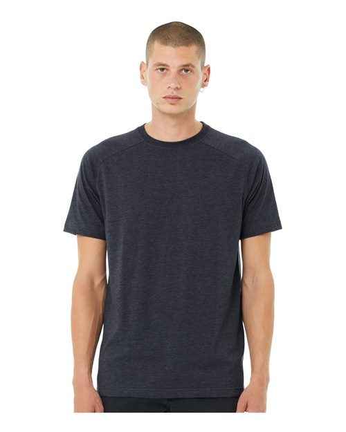 BELLA + CANVAS 3201 - Men's Heather CVC Raglan Tee