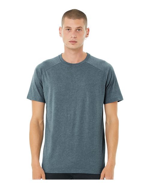 BELLA + CANVAS 3201 - Men's Heather CVC Raglan Tee BELLA + CANVAS