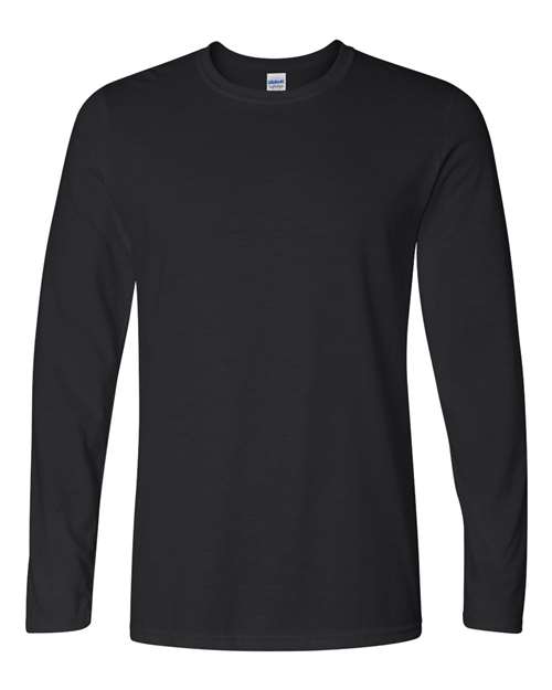 Gildan 64400 - Unisex Softstyle Long Sleeve T-Shirt - Black