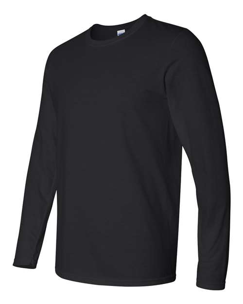 Gildan 64400 - Unisex Softstyle Long Sleeve T-Shirt - Black