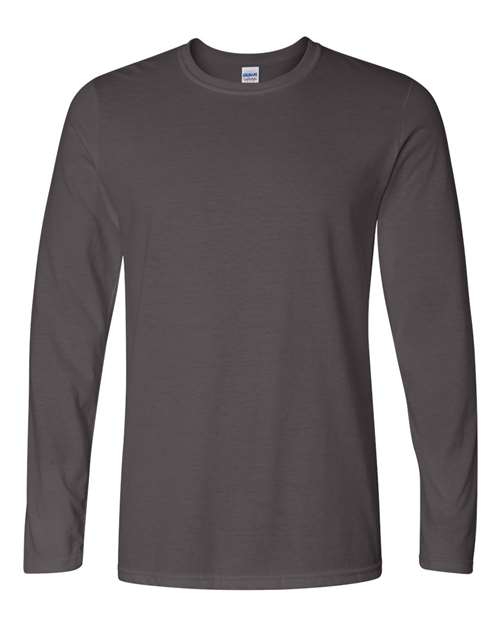 Gildan 64400 - Unisex Softstyle Long Sleeve T-Shirt - Charcoal