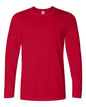Gildan 64400 - Unisex Softstyle Long Sleeve T-Shirt - Cherry Red
